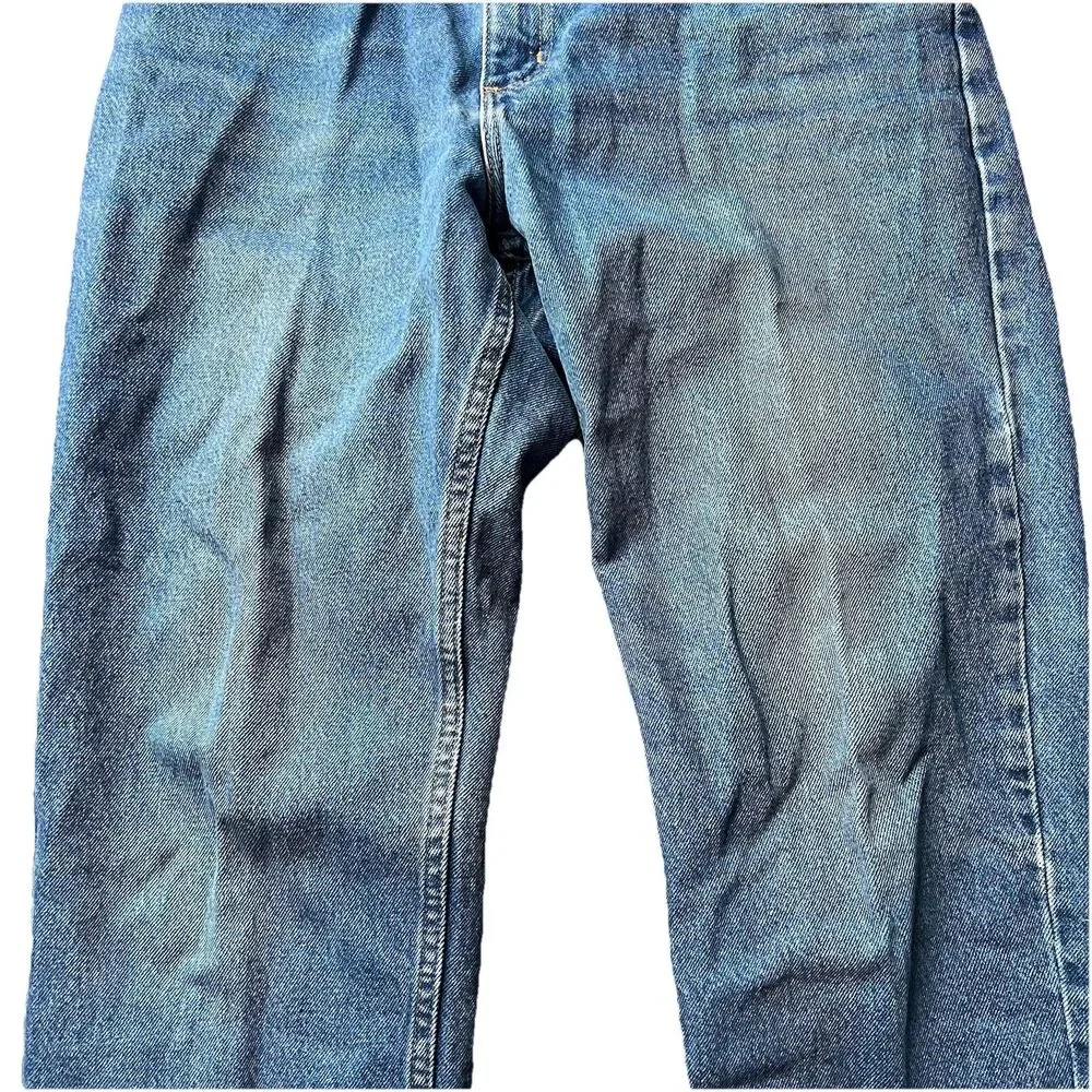 LL Bean Original Fit Traditional Blue Jeans Cotton Denim Women's 14 Petite - Picture 3 of 8